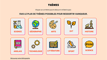 Miniature Maquette Vrèfo - choix des thèmes de cours